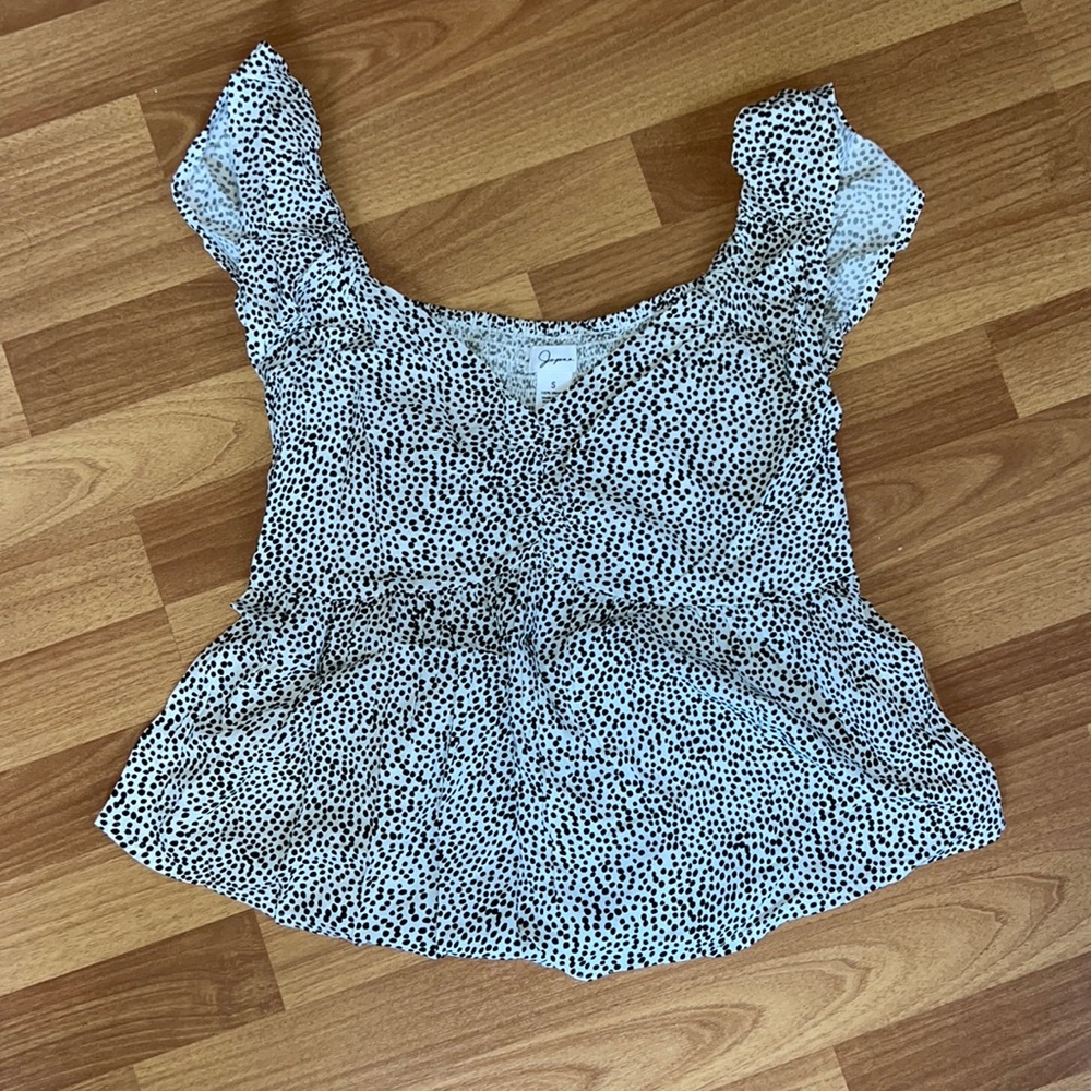 Ditsy Polka Dot Top
